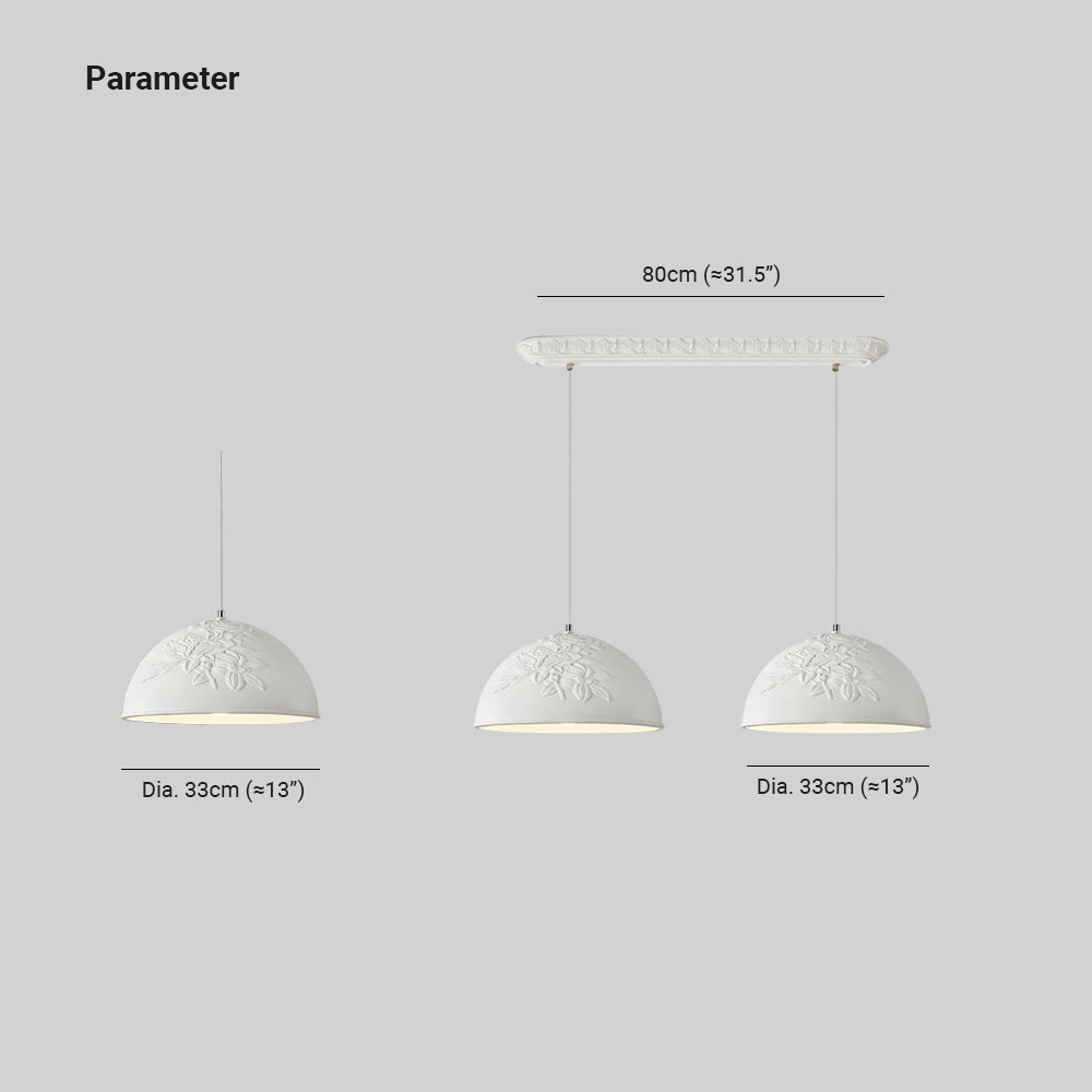 Elif Franse Stijl LED Metaal Hars Hanglampen Woonkamer Studie Slaapkamer