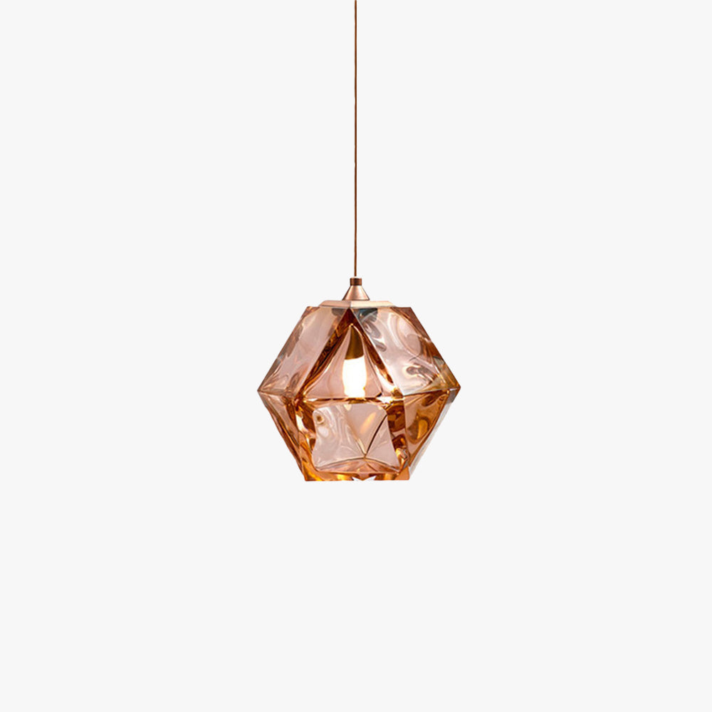 Hailie Polyhedron LED Hanglamp Metaal Glas Slaapkamer Eetkamer