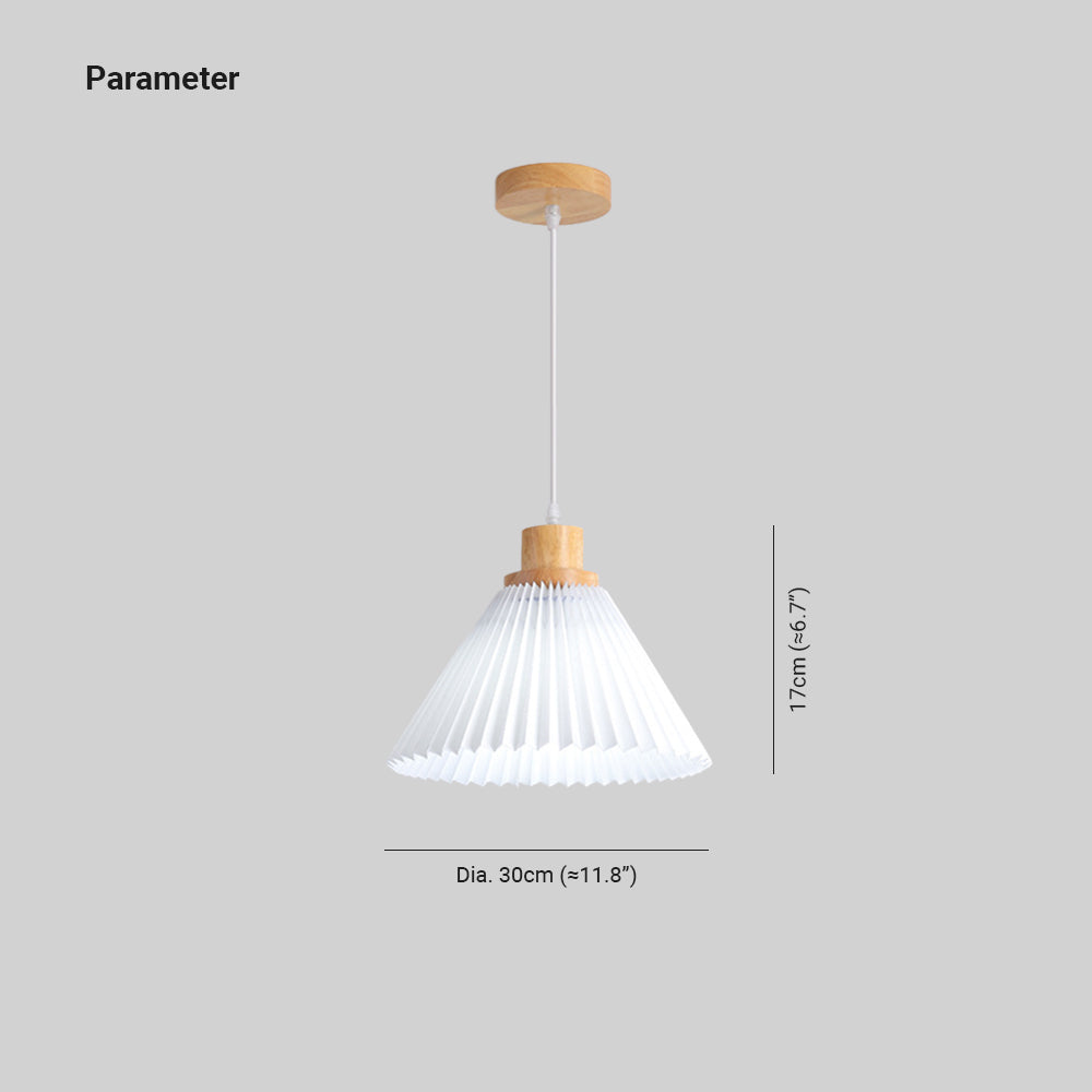 Ozawa Designer Hanglamp Hout/Notenhout Slaapkamer/Woonkamer