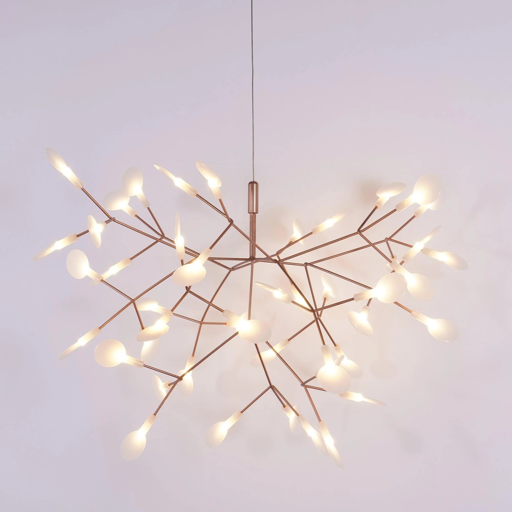 Olivia Vintage Design Luxe LED Kroonluchter Metaa/Acryl Woonkame