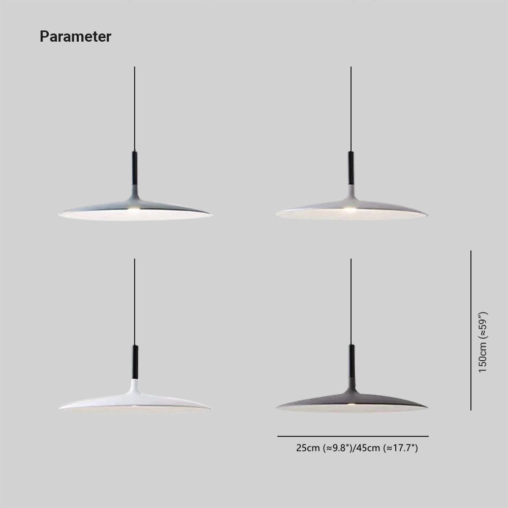 Morandi Moderne LED Hanglampen Wit Metaal Woonkamer Eetkamer Pan