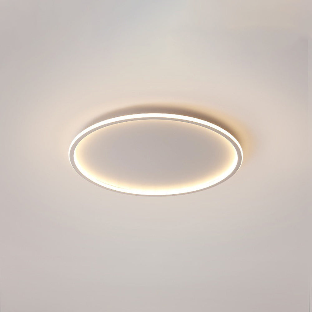 Quinn Moderne Ronde LED Plafondlamp Metaal/Acryl Zwart/Wit Slaap/Eet/Woonkamer