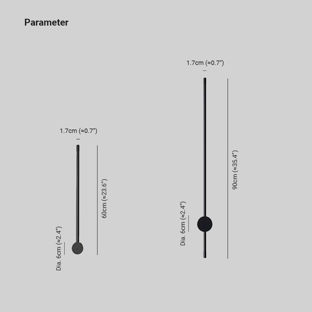 Edge Moderne Industrie Design LED Wandlamp Zwart Metaal Hal Tuin