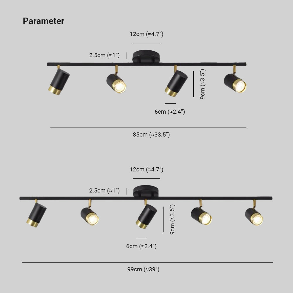 Evette Moderne Design LED Halve Inbouw Plafondlamp Metaal Kleurtemperatuur Omschakelbaar Slaap/Eetkamer