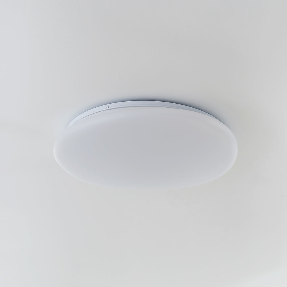 Quinn Moderne Ronde LED Plafondlamp Metaal/PE Wit Slaap/Woon/Eetkamer