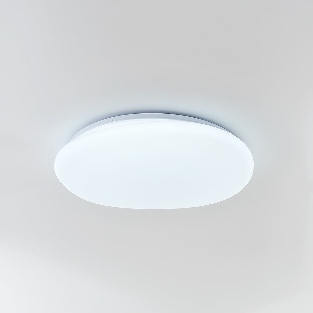 Quinn Moderne Ronde LED Plafondlamp Metaal/PE Wit Slaap/Woon/Eetkamer