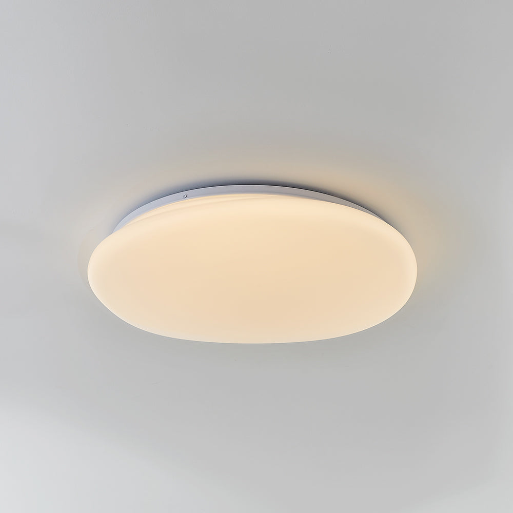 Quinn Moderne Ronde LED Plafondlamp Metaal/PE Wit Slaap/Woon/Eetkamer