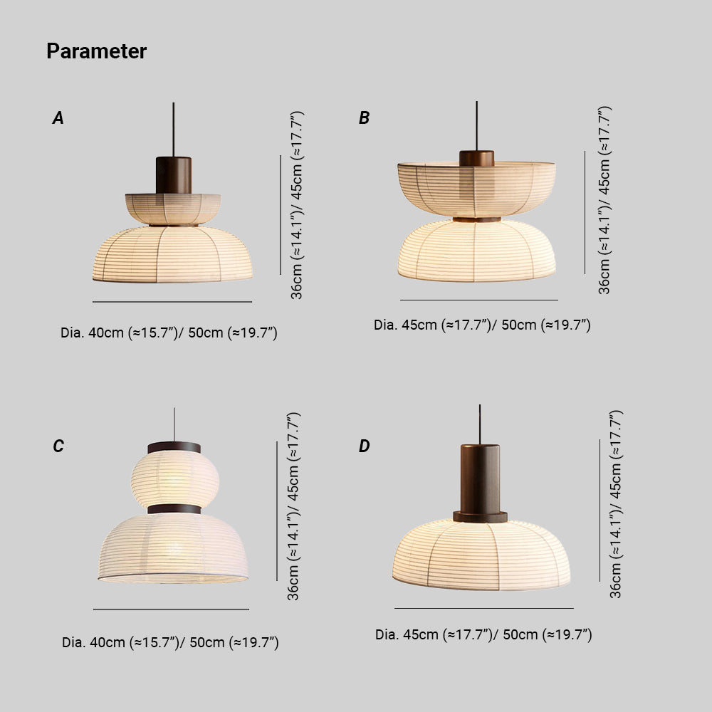 Ozawa Design LED Hanglamp Metaal/Stof Beige Slaap/Woon/Eetkamer