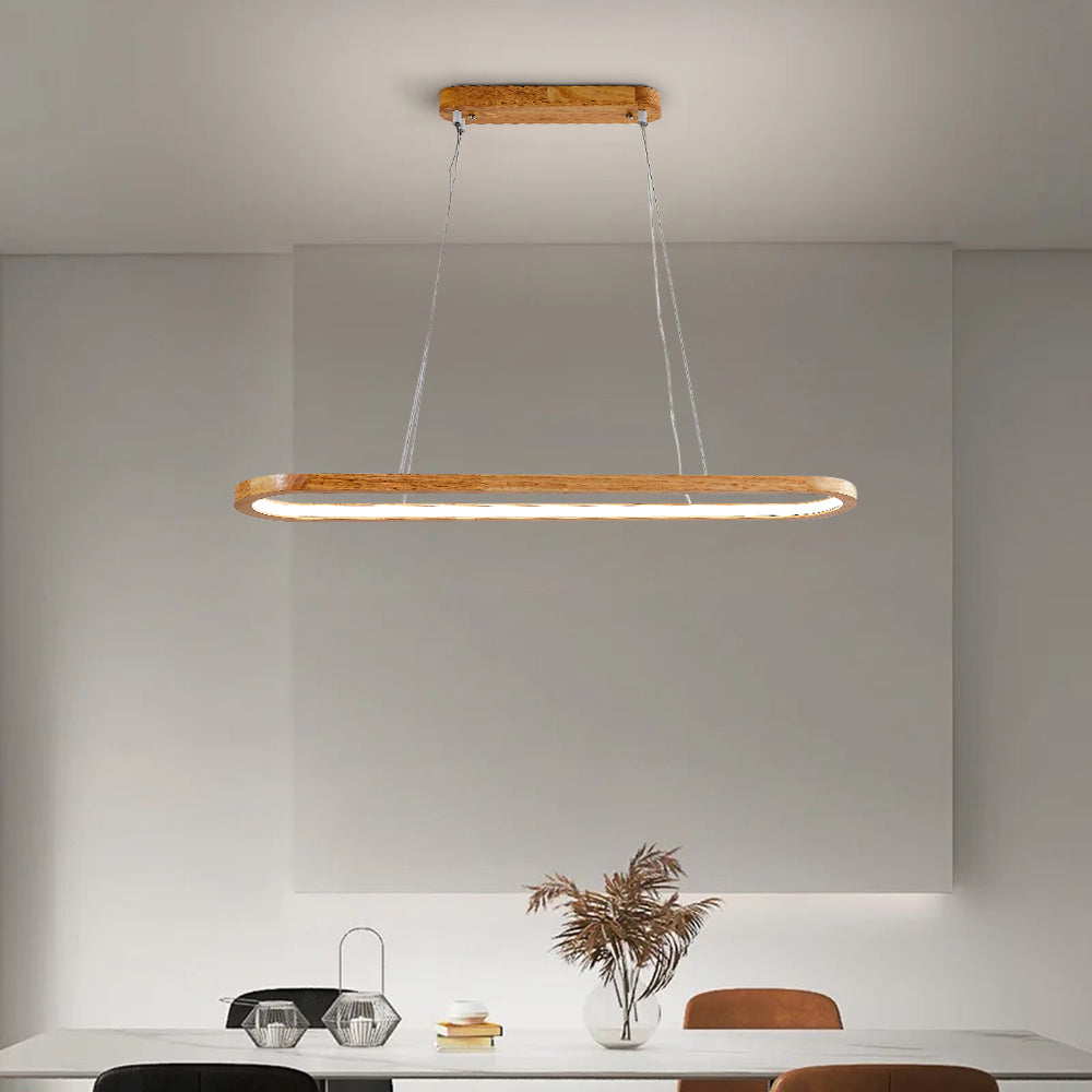 Ozawa Modern LED Pendellampor Metall Trä Vardagsrum Matrum