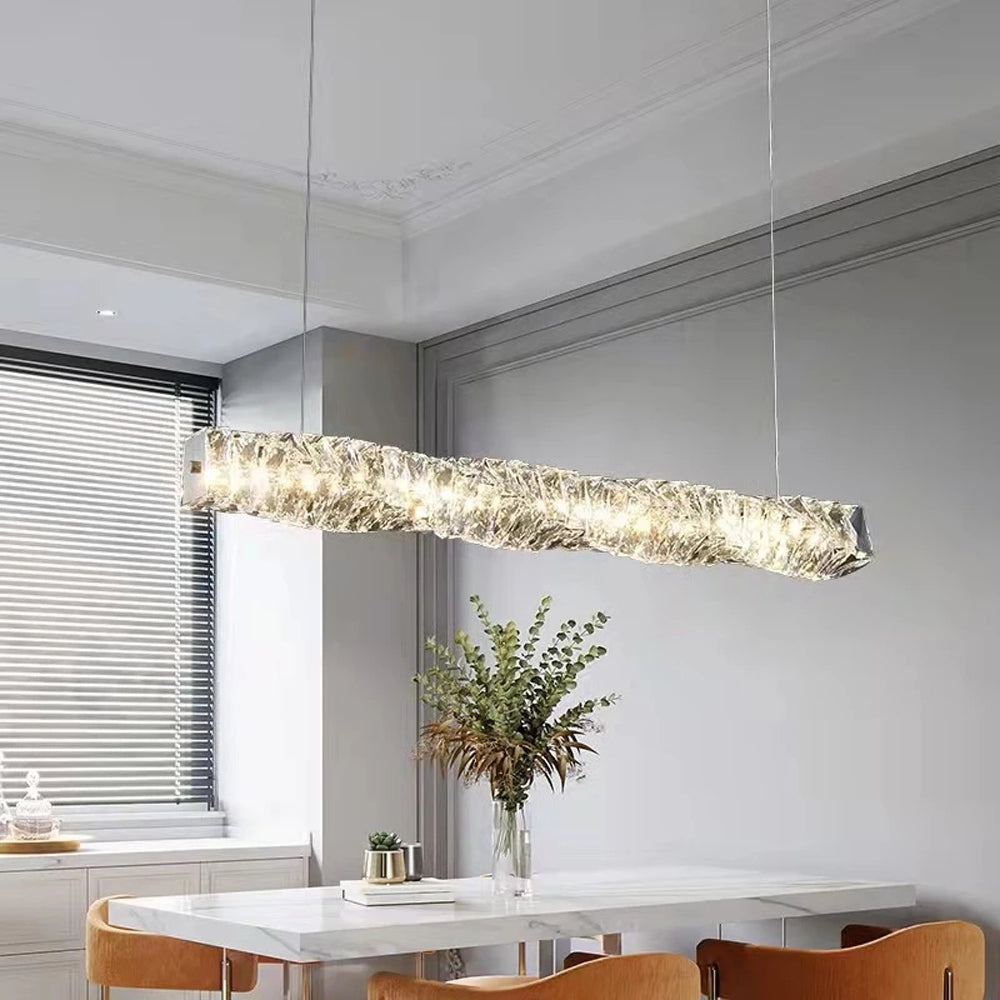 Kristy Mderne Cilindrisch LED Hanglamp Metaal/Crystal Goud/Silver Slaap/Woon/Eetkamer