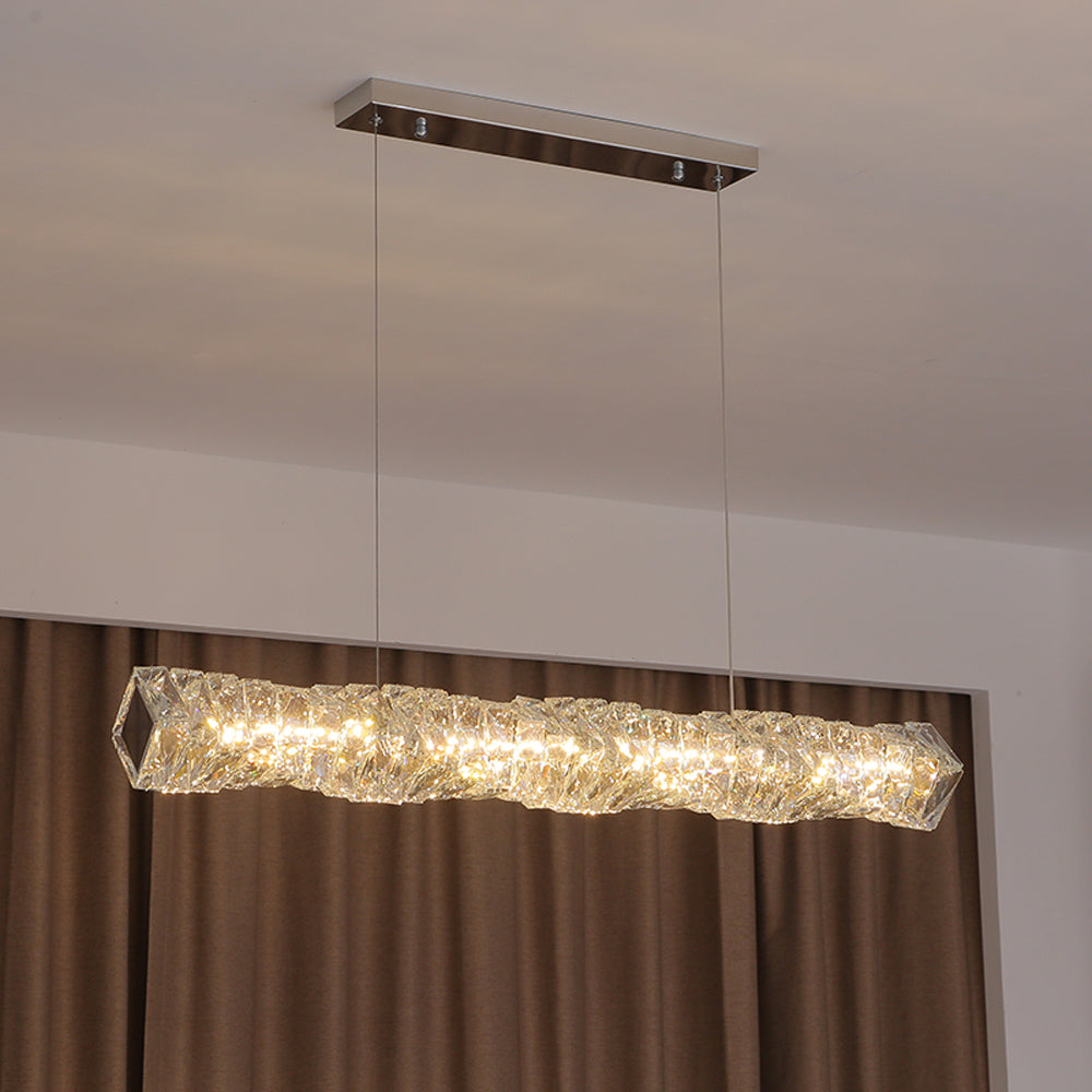 Kristy Mderne Cilindrisch LED Hanglamp Metaal/Crystal Goud/Silver Slaap/Woon/Eetkamer