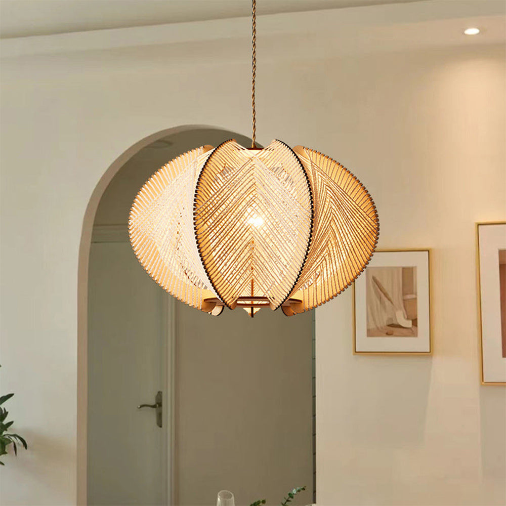 Muto Retro Rond LED Hanglampen Touw Eetkamer Woonkamer