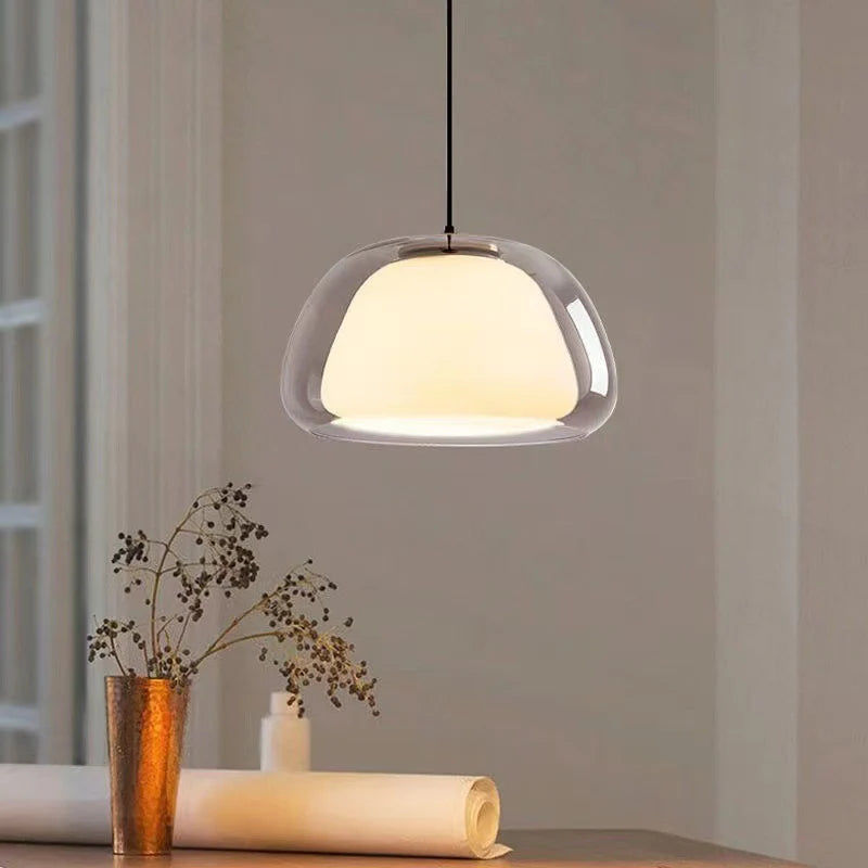 Hailie Moderne LED Hanglamp Glas Metaal Woonkamer