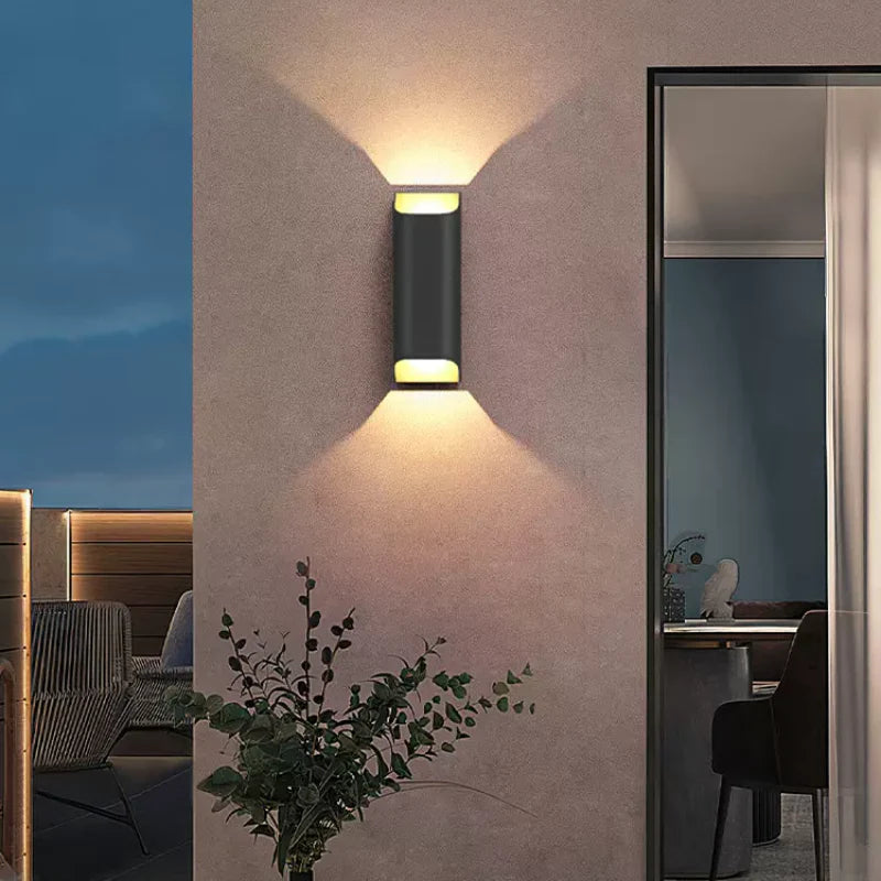 Orr Moderne Design LED Buitenlamp Wandlamp Metaal Zwart Buiten