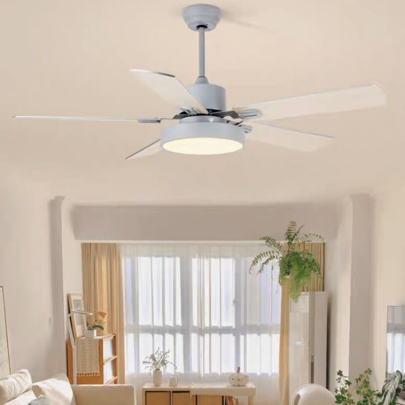 Morandi Moderne Design LED Plafondventilator met Lamp Zwart/Wit/Grijs/Blauw Woonkamer/Eetkamer