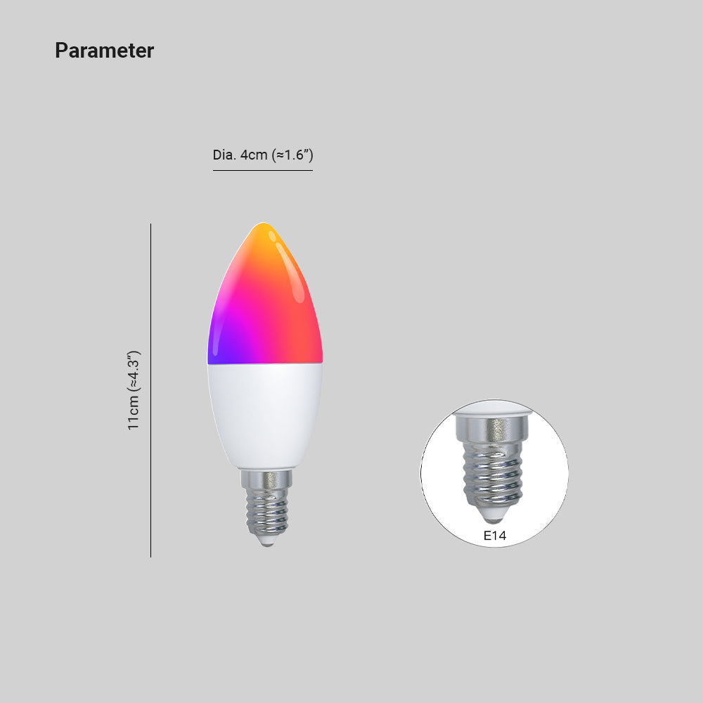 Lumos E14 Slimme WiFi-lamp Dimbaar LED-licht