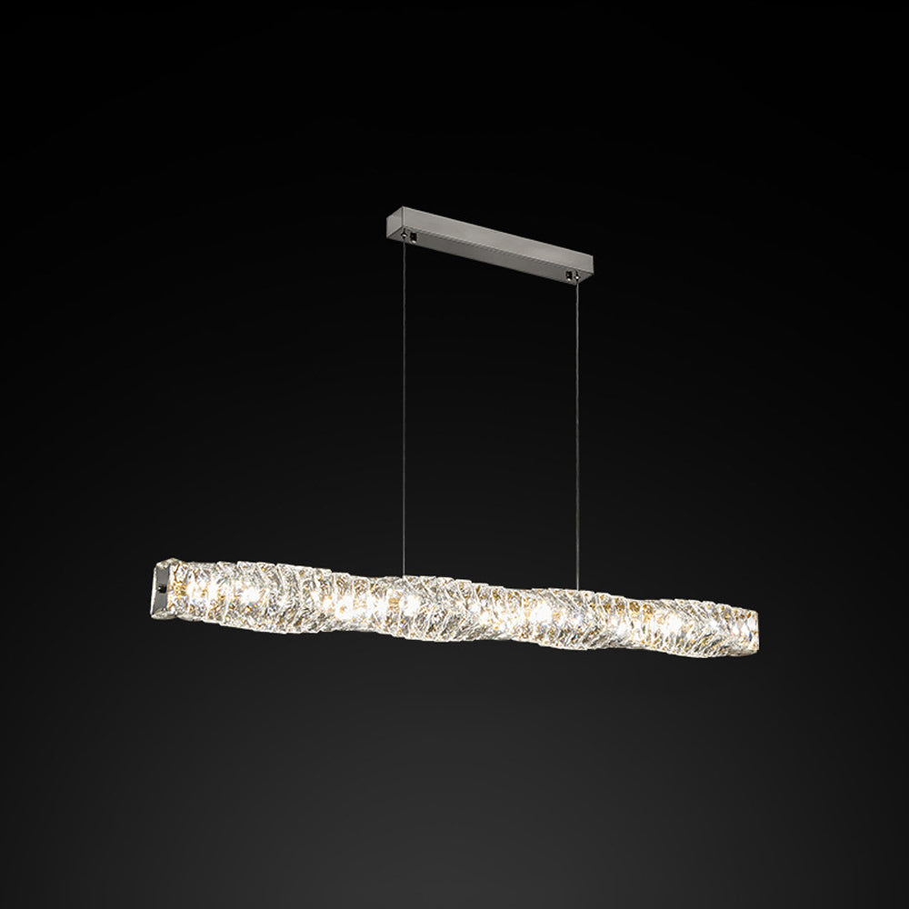 Kristy Mderne Cilindrisch LED Hanglamp Metaal/Crystal Goud/Silver Slaap/Woon/Eetkamer