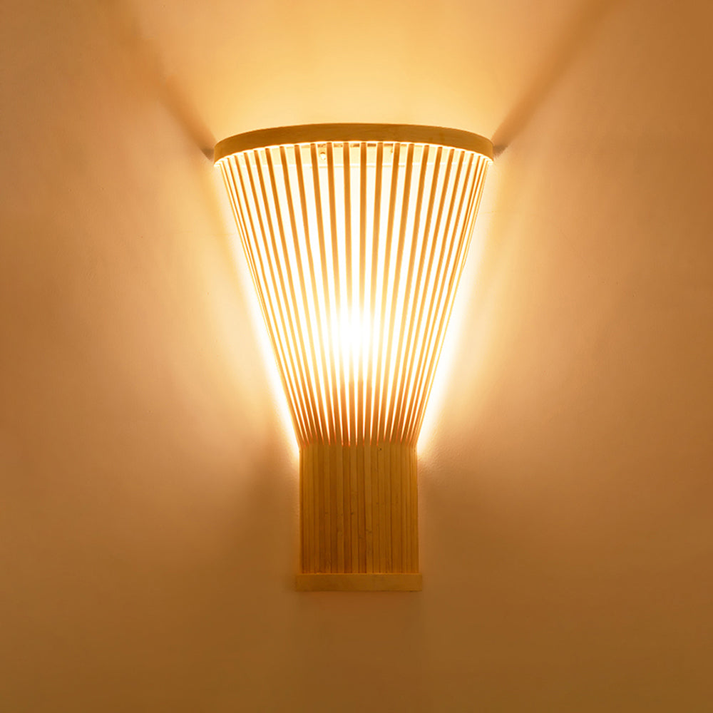 Muto Moderne Design Led Wandlamp Nachtkastje Rotan/Acryl Woonkamer/Eetkamer/Slaapkamer