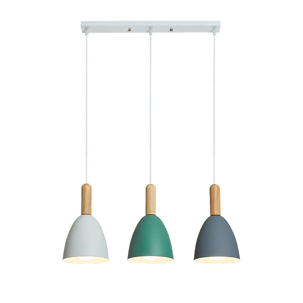 Morandi Moderne Minimalistische LED Hanglampen Metaal/Hout Woonkamer/Bedkamer