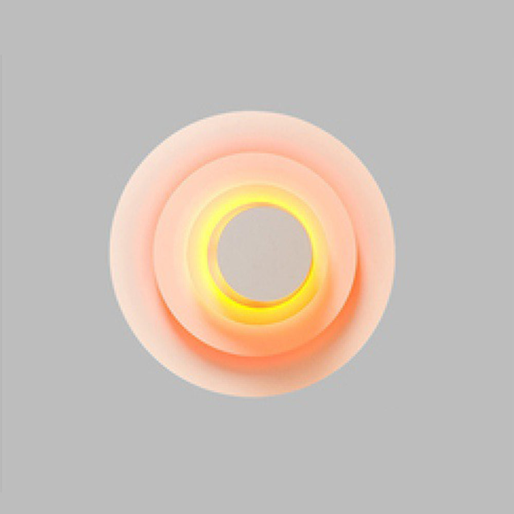 Morandi Moderne Ronde LED Wandlamp Metaal Roze/Blauw/Geel Slaap/Eetkamer