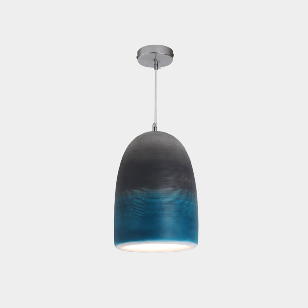 Zaid Moderne Bol LED Hanglamp Hars/Acryl Zwart/Blauw/Grijs Slaap/Woon/Eetkamer