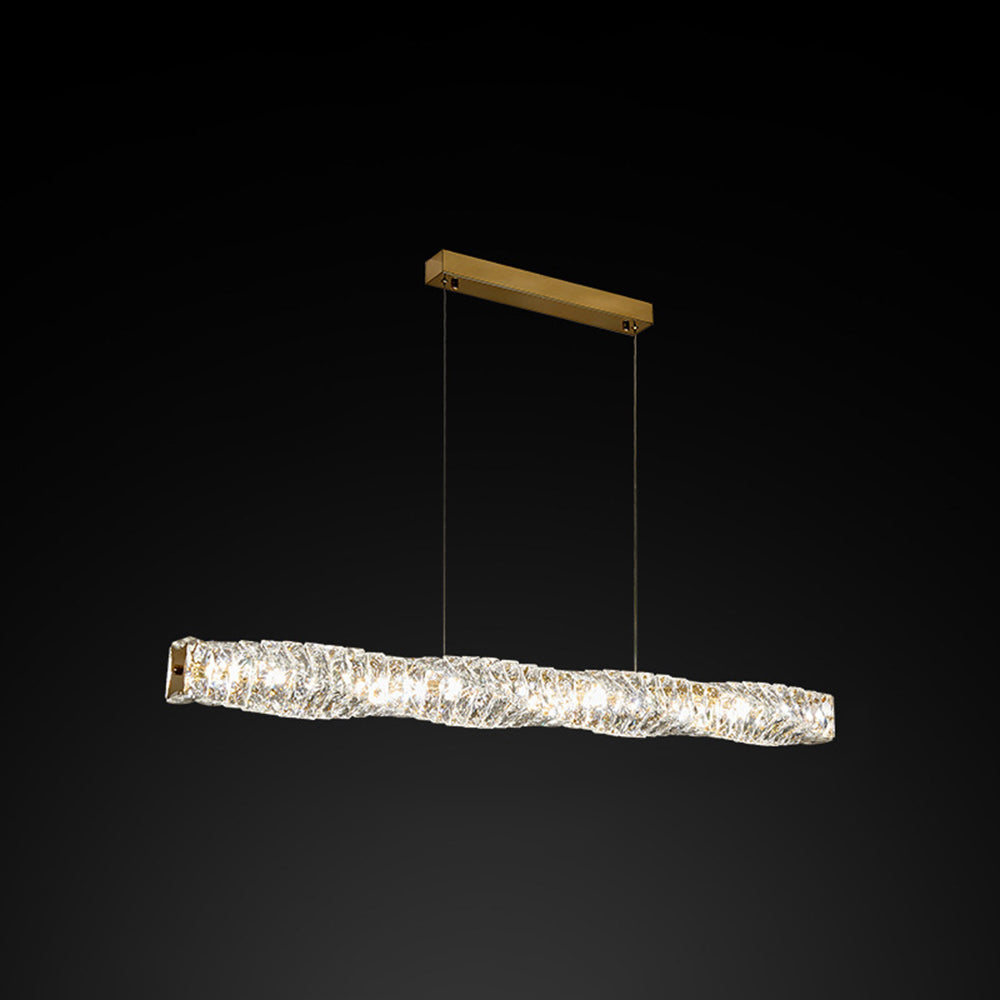 Kristy Mderne Cilindrisch LED Hanglamp Metaal/Crystal Goud/Silver Slaap/Woon/Eetkamer