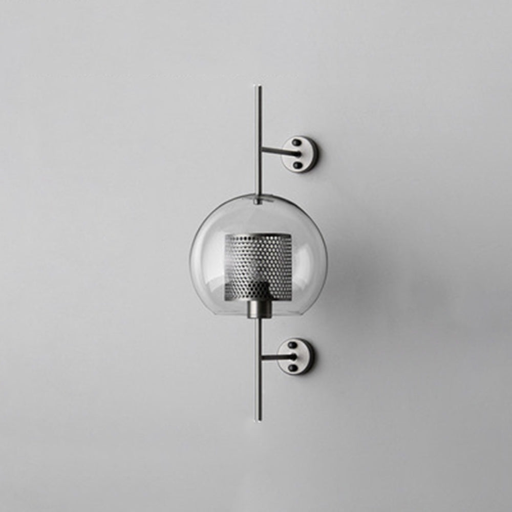 Oneal Moderne Bol LED Wandlamp Metaal/Glas Silver/Goud Slaap/Woon/Eetkamer