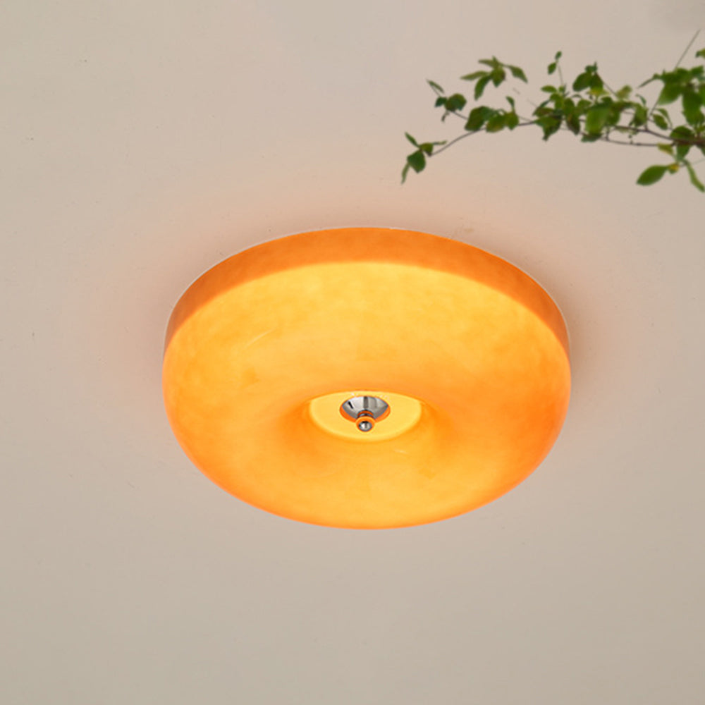 Hailie Vintage LED Plafondlamp Wit Metaal Glas Badrum Slaapkamer