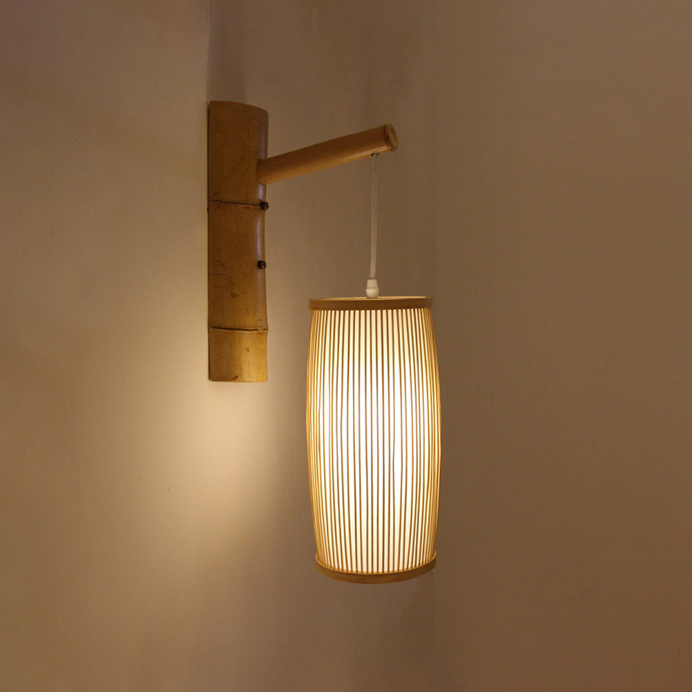 Ozawa Moderne Design LED Wandlamp Rustiek Rotan Weven Woon/Eet/Slaapkamer