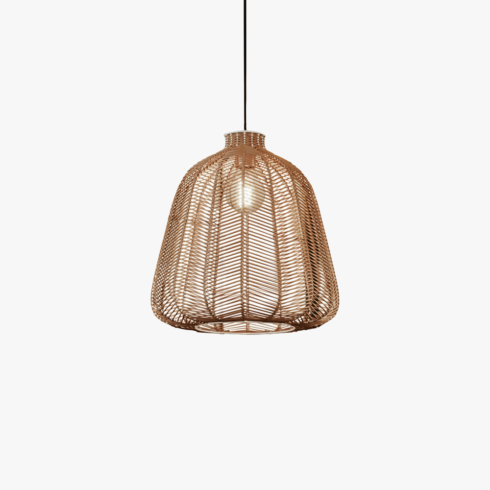 Muto Minimalistisch LED Hanglamp Rotan Woonkamer Slaapkamer Bar