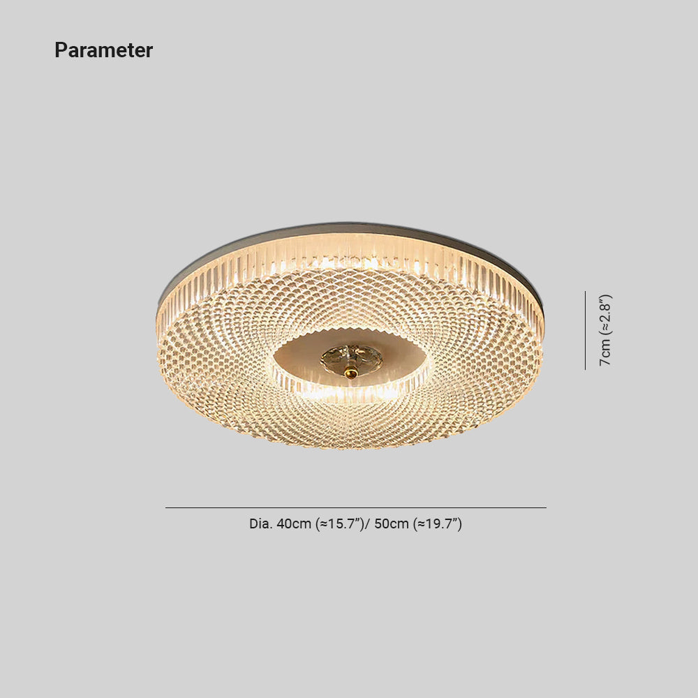 Marliyn Moderne Ronde LED Plafondlamp Wit/Goud/Zwart Slaapkamer