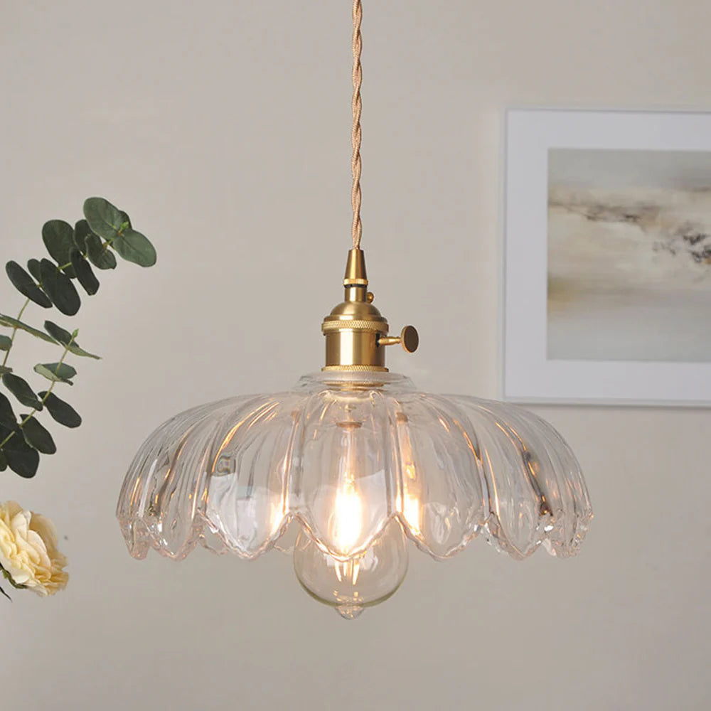 Hailie Retro LED Hanglampen Kleurrijk Metaal/Glas Bloem Eetkamer