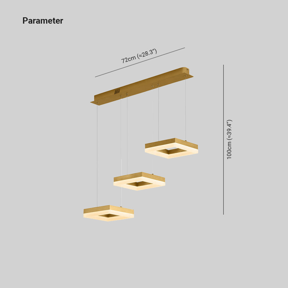 Raheel Design LED Hanglampen Goud Acryl Metaal Eetkamer Woonkamer