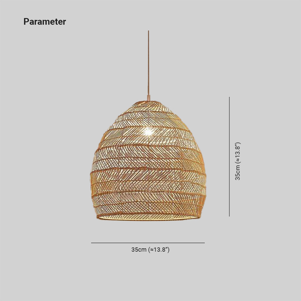 Muto Moderne Design LED Hanglamp Bamboo Woonkamer Keuken