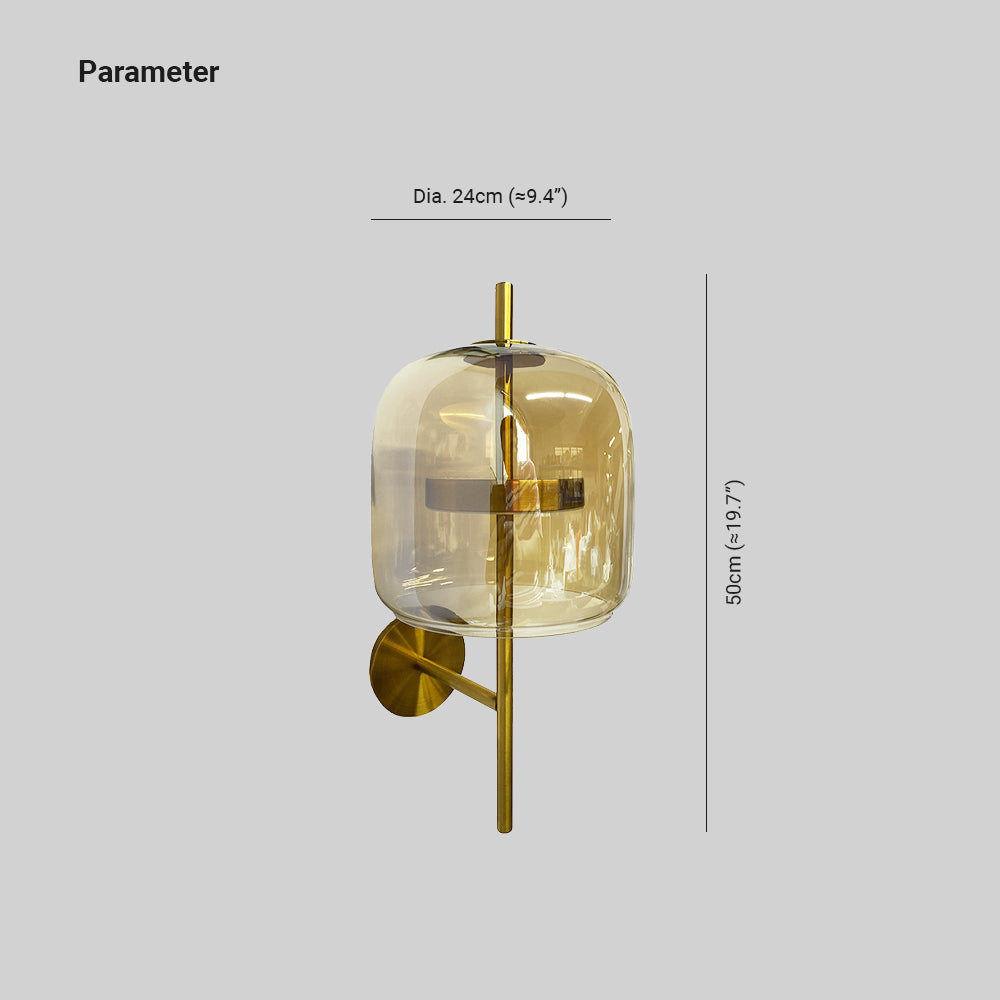 Quinn Modern Binnen Wandlampen Metaal Glas Slaapkamer