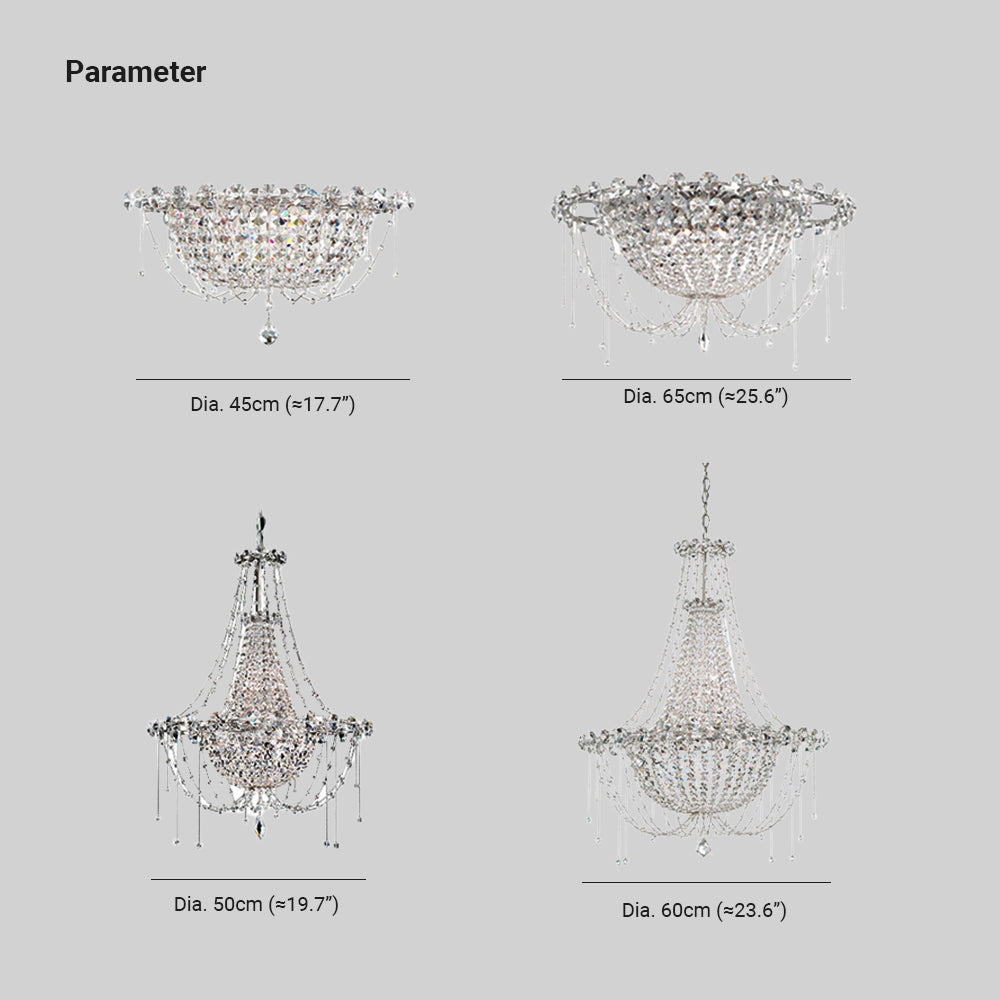 Marilyn Italiaans Metaal Crystal Kroonluchters Woonkamer Eetkamer