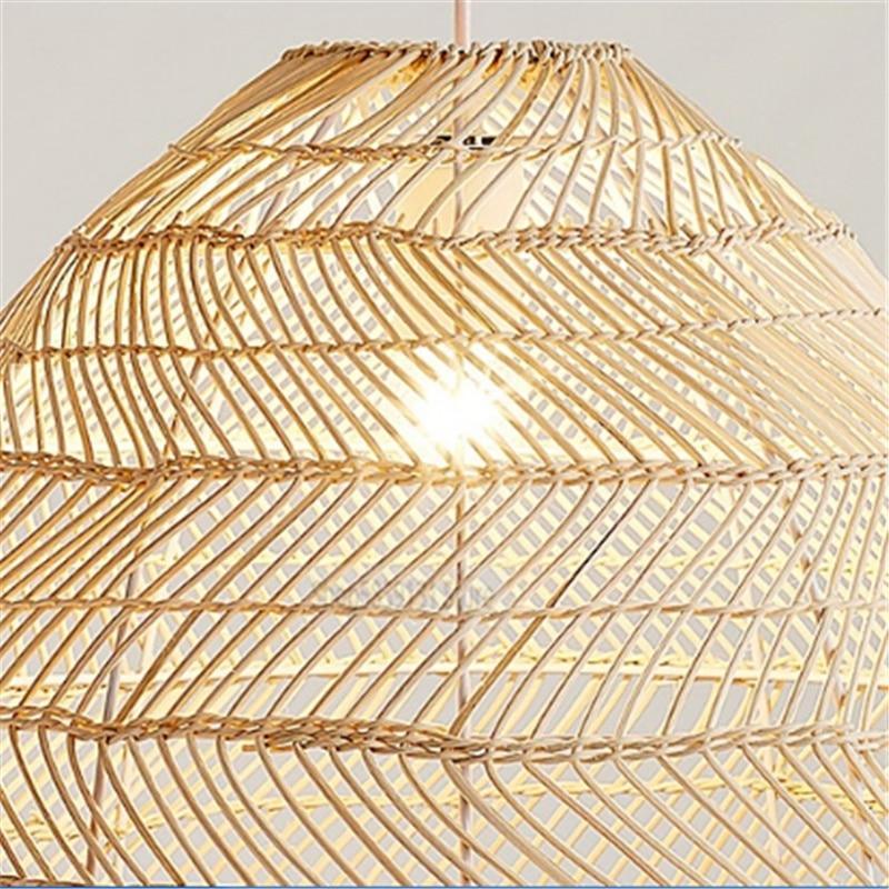 Muto Moderne Design LED Hanglamp Bamboo Woonkamer Keuken