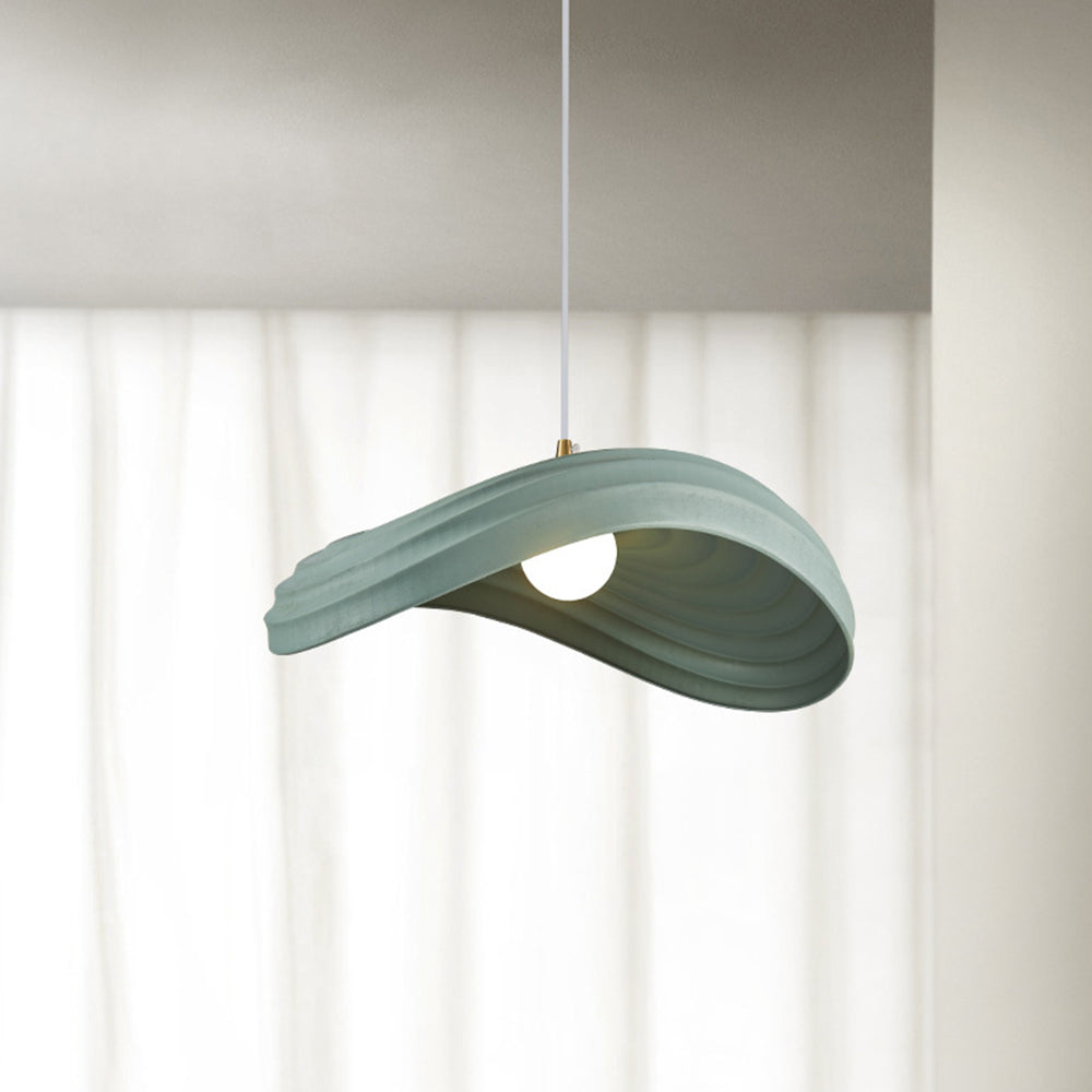 Renée Moderne LED Hanglamp Metaal/Stof Wit/Beige/Groen Slaapkamer