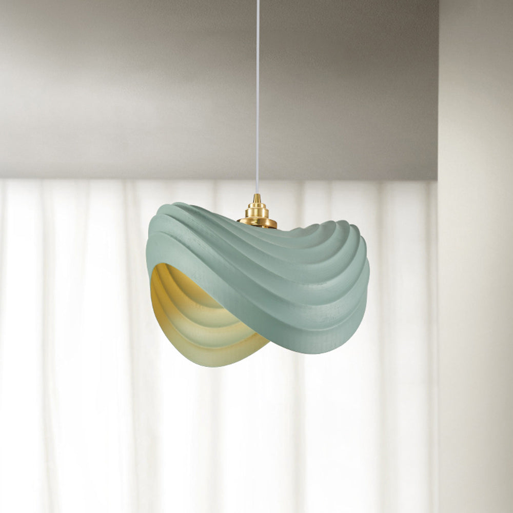 Renée Moderne LED Hanglamp Metaal/Stof Wit/Beige/Groen Slaapkamer