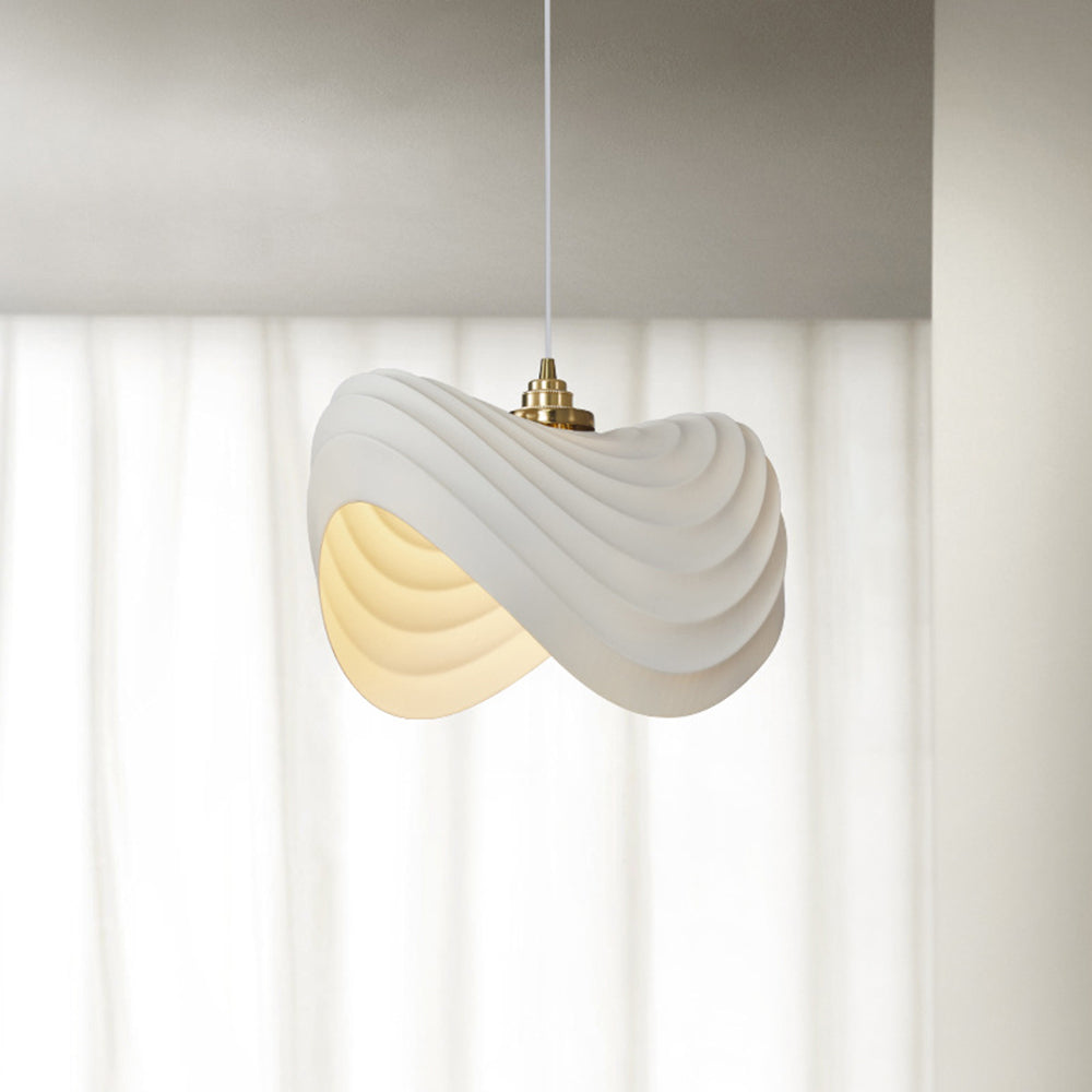 Renée Moderne LED Hanglamp Metaal/Stof Wit/Beige/Groen Slaapkamer