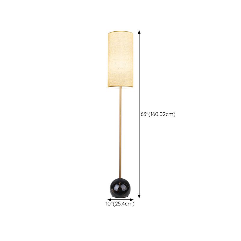 Eryn Moderne Design LED Cilindervorm Vloerlamp Metaal Stof Eetkamer/Woonkamer/Kelder/Hal