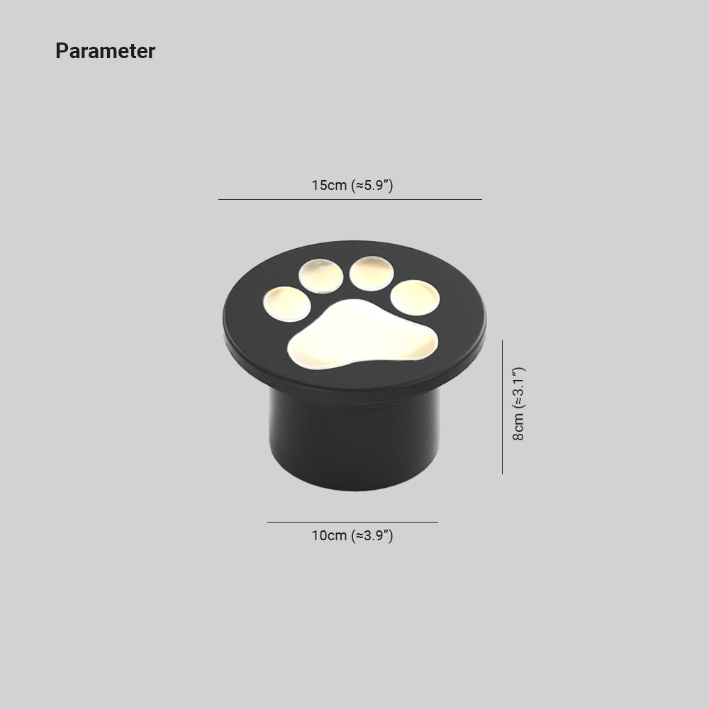 Minori Moderne LED Ronde Buitenlamp Zwart Metaal/Acryl Hal Tuin