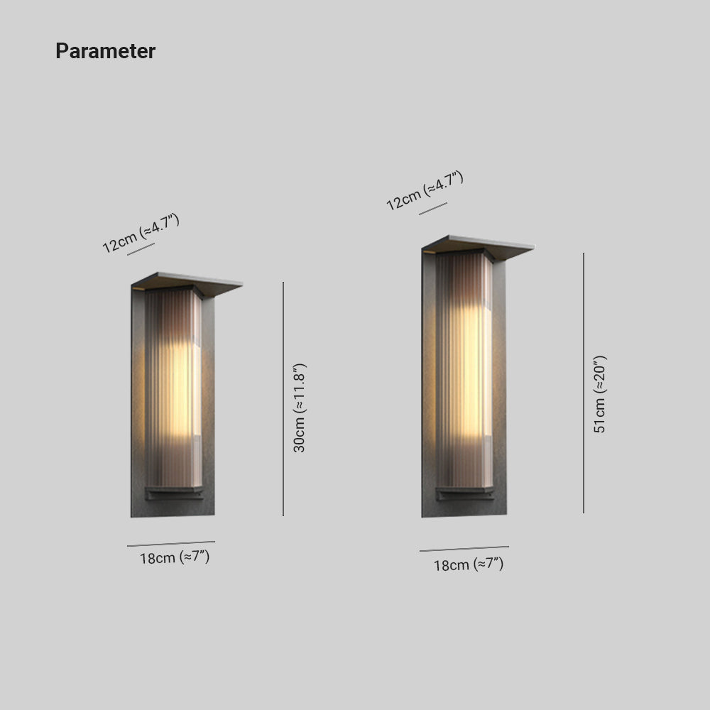 Orr Moderne Design LED Buiten Plafondlamp Metaal Acryl Buiten