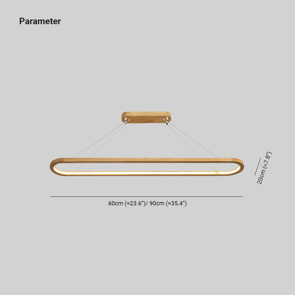 Ozawa Moderne LED Hanglampen Metaal Hout Woonkamer Eetkamer