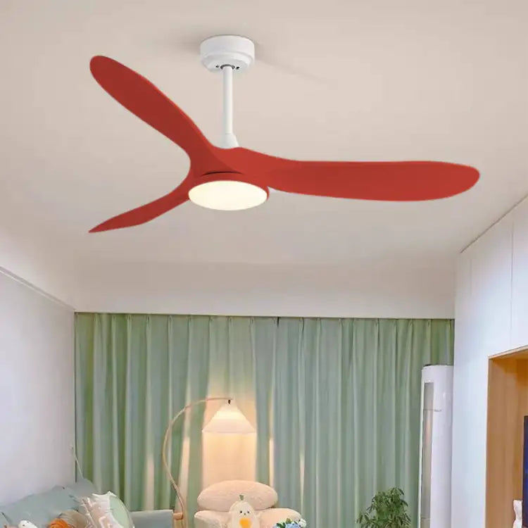 Garner Moderne Design LED Plafondventilator met Lamp Metaal/Acryl Rood/Geel/Wit Woonkamer/Eetkamer