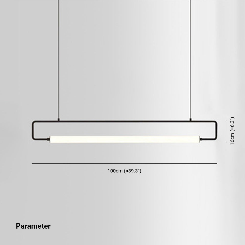 Edge Moderne LED Hanglamp Zwart/Goud Metaal Acryl Woon/Eetkamer