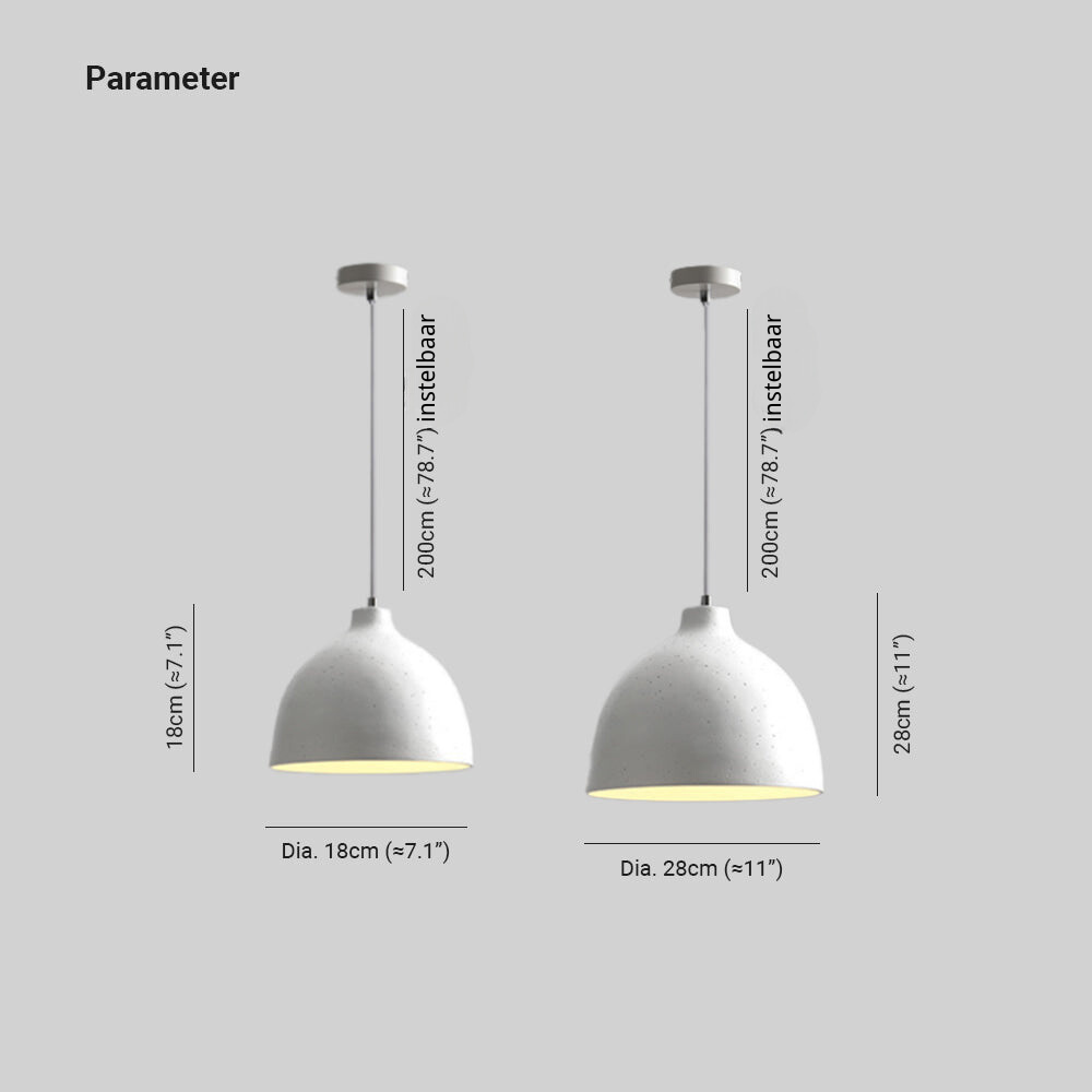 Byers Industrieel LED Hanglampen Hars Kom Eetkamer/Slaapkamer