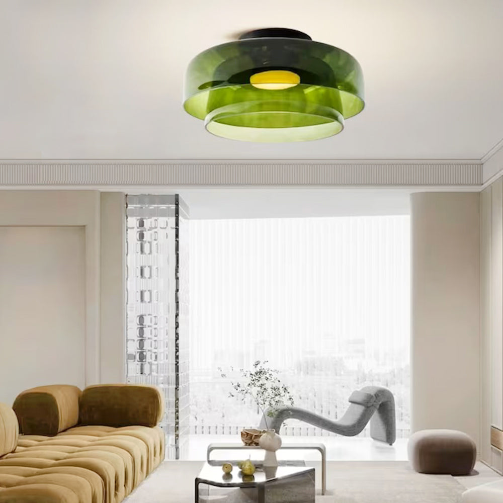 Morandi Moderne Creatieve Glas Plafondlamp Woonkamer
