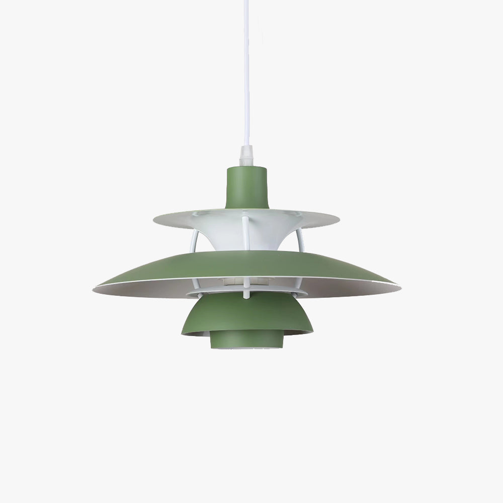 Morandi Moderne Schaduw LED Hanglamp Kleurrijk Metaal Woon/Slaap/Eetkamer