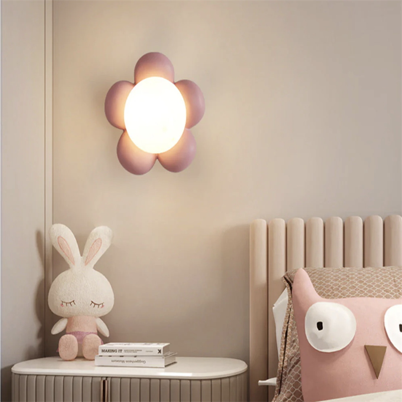 Veta Moderne schattige Binnen Wandlamp Hout/Hars Slaapkamer/Studie